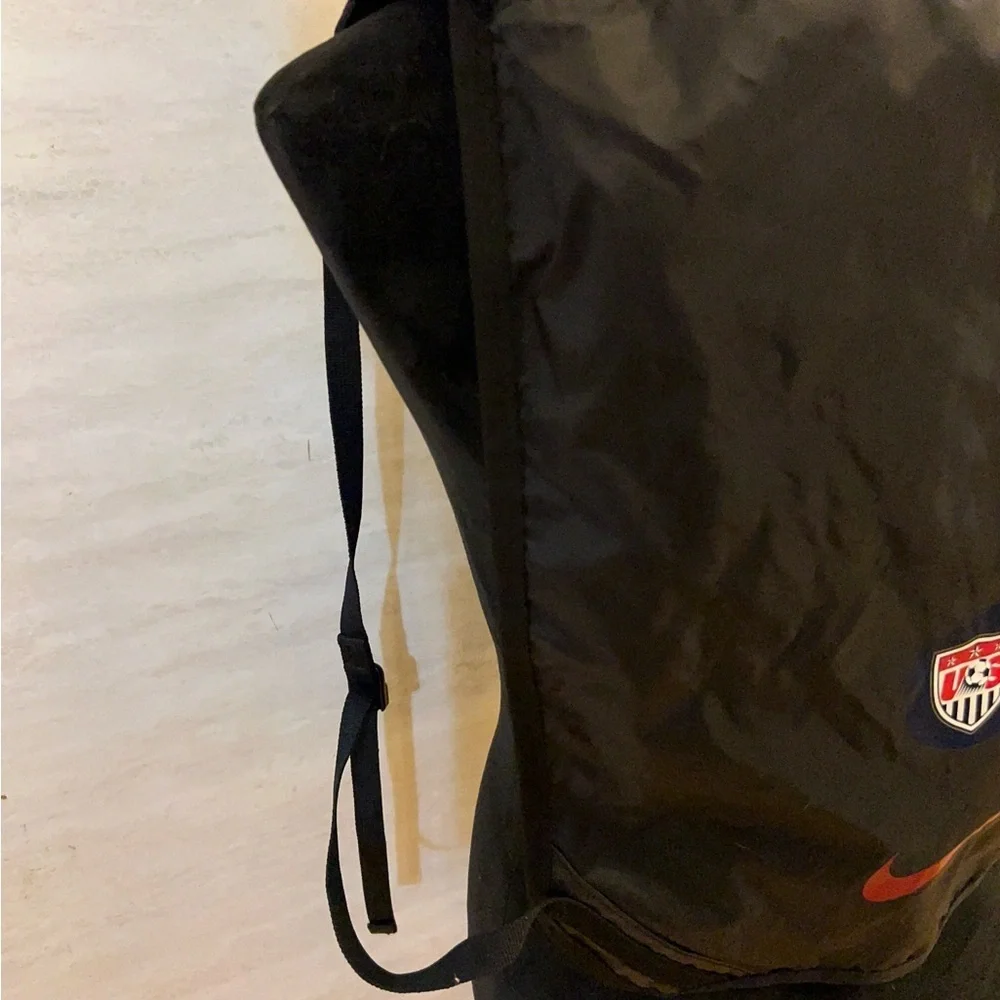 Nike USMNT Heritage Black Backpack with Red Nike Swoosh